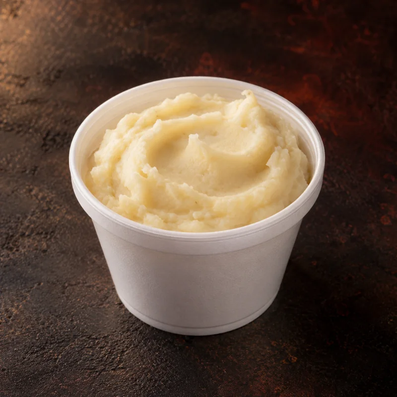 Puré de papa, porción de 8 oz
